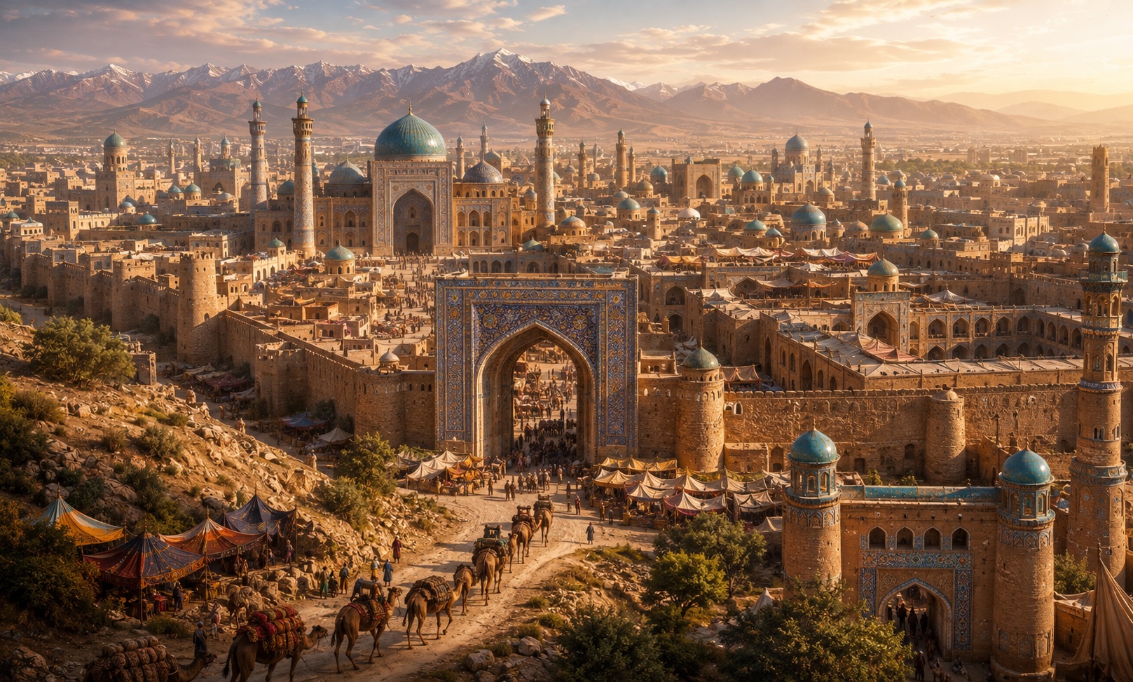 A legendary city along the Silk Road